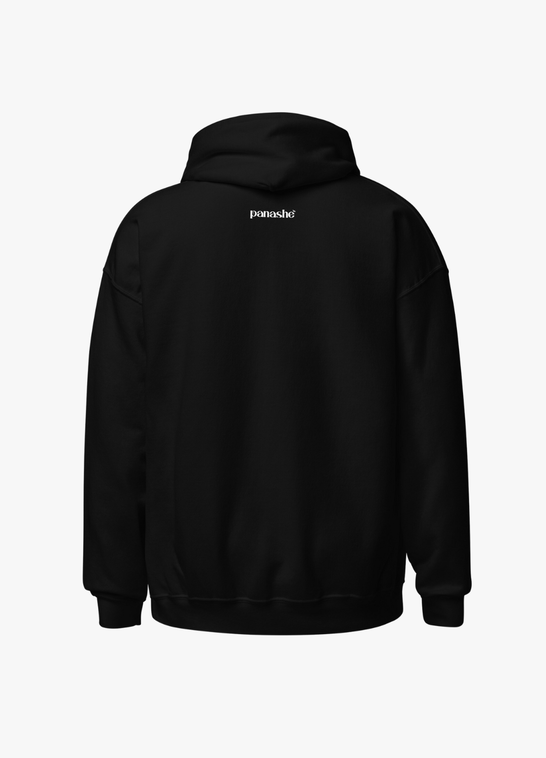 hoodie noir panashe en coton streetwear original