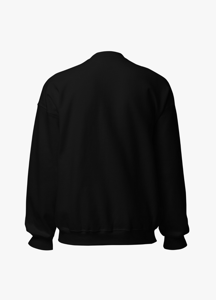 sweatshirt unisexe full black en coton et polyester léger et doux pour homme et femme sur panashe.shop