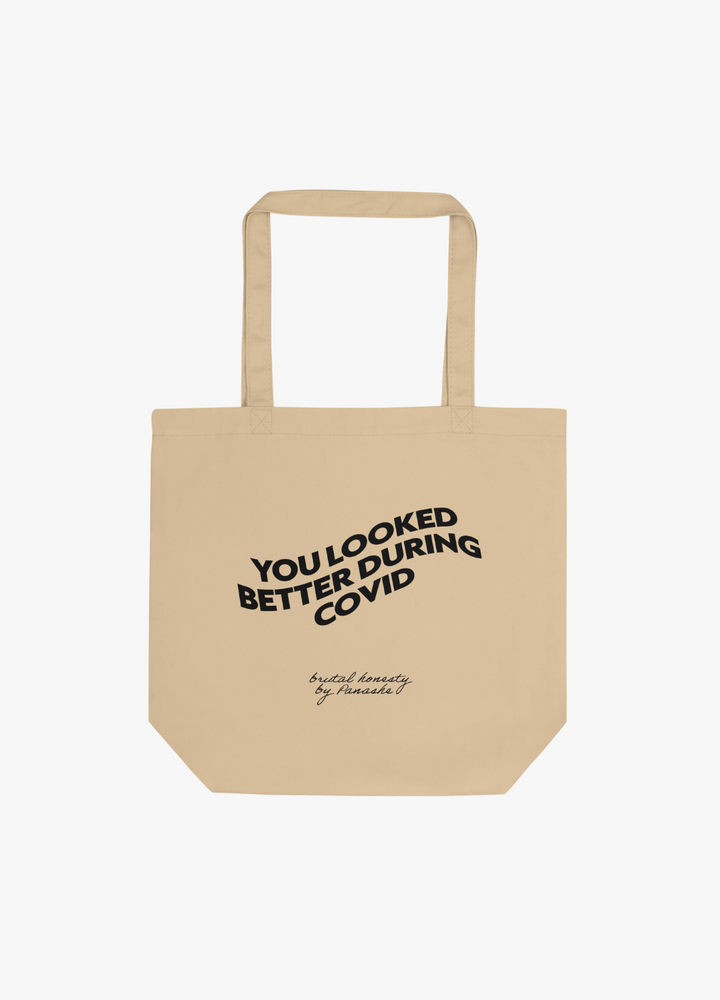 tote bag XL grande taille en coton écologique et vegan avec design tendance humoristique