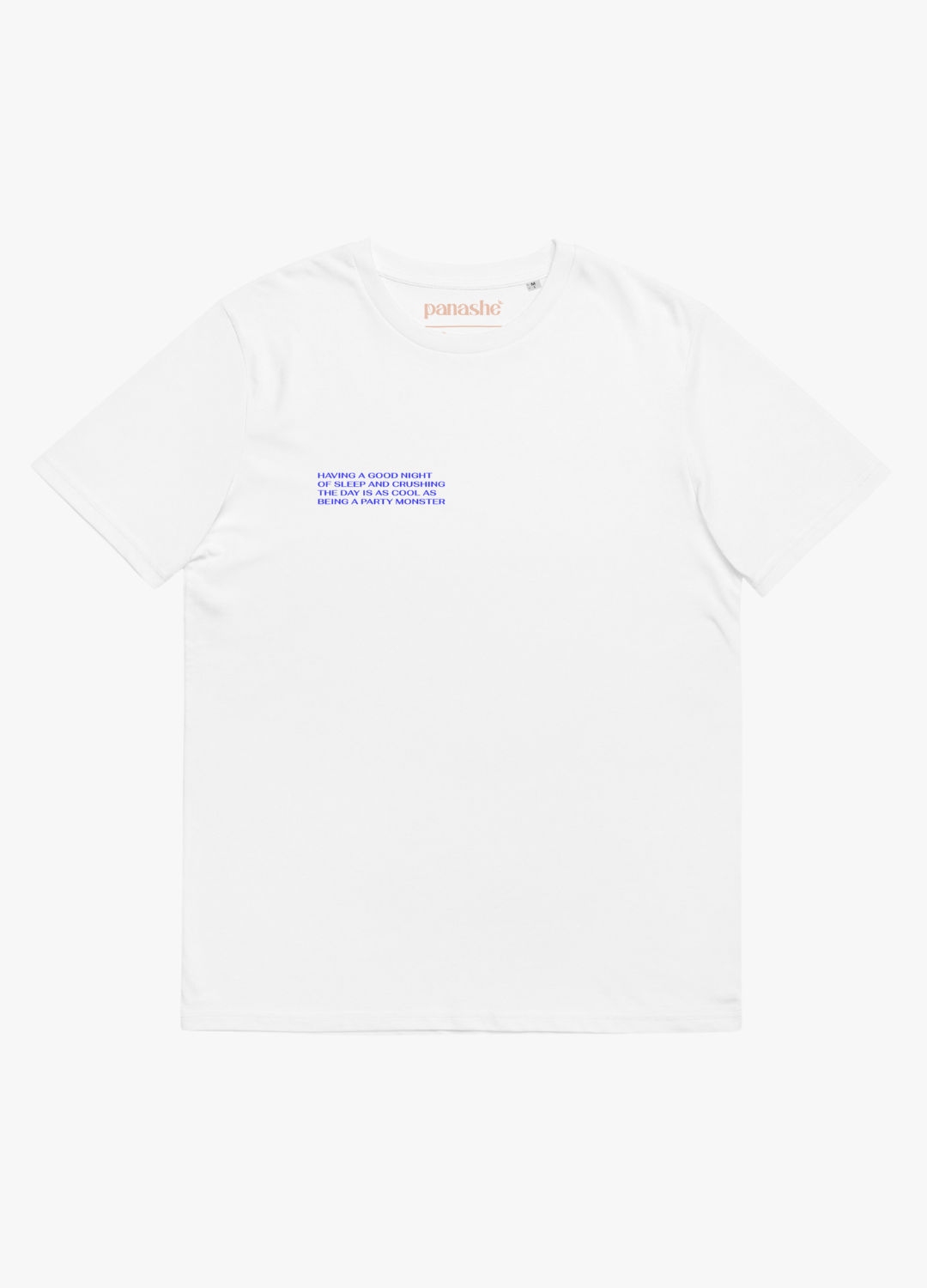 tshirt en coton blanc bio et vegan unisexe avec design minimaliste décalé et drôle cool kids